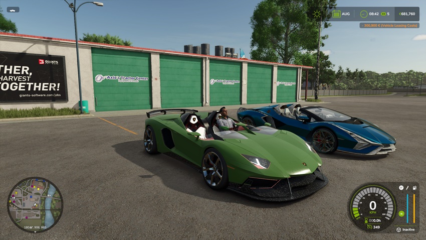 FS25 - Lamborghini Aventador J Roadster and Sian Roadster