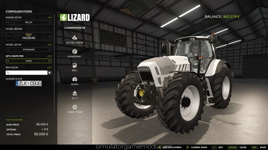 FS25 - Lamborghini R 8.270 DCR