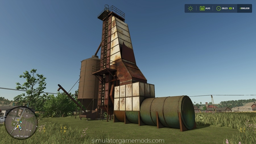 FS25 - Large Corn Dryer Factory