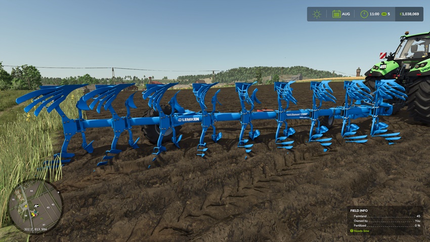 FS25 - Lemken Diamant 12 Plow