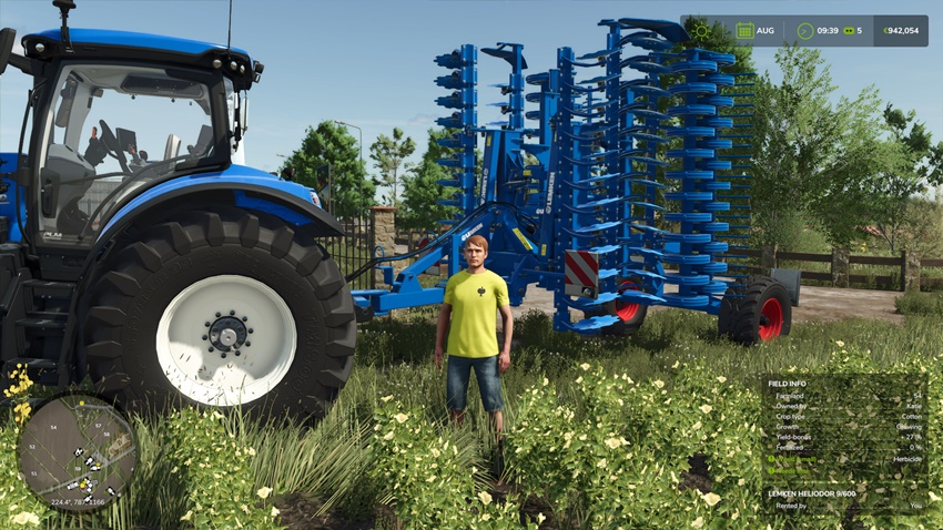 FS25 - Lemken Heliodor 9 600 Cultivator