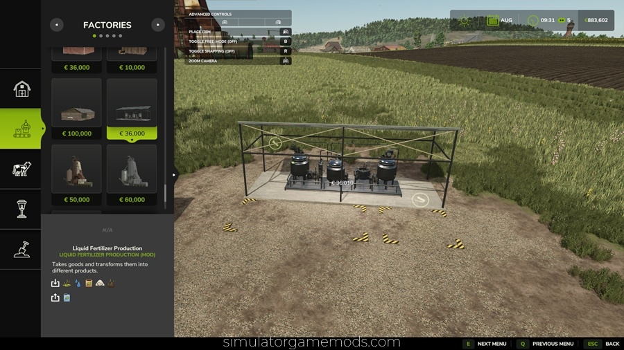 FS25 - Liquid Fertilizer Production