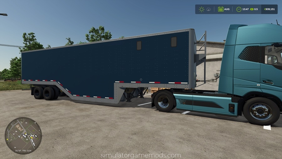FS25 - Lizard Belly ChipVan Trailer