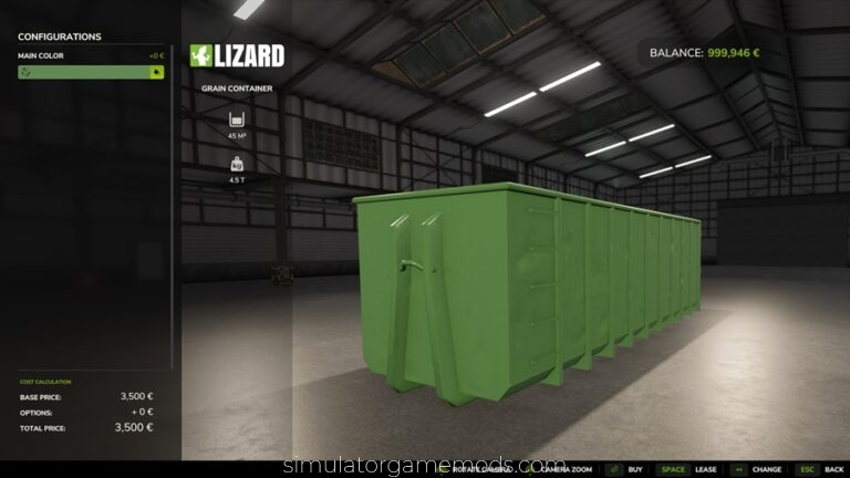 FS25 – Lizard Container for Truck