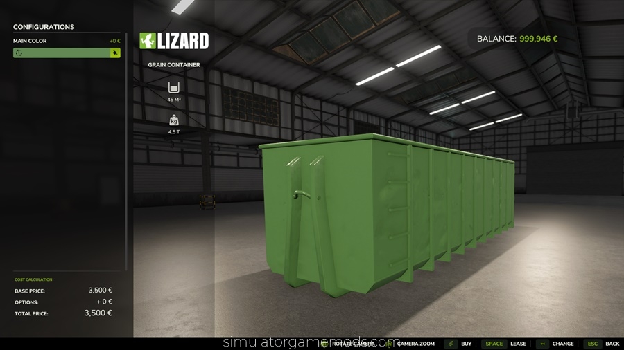 FS25 - Lizard Container for Truck