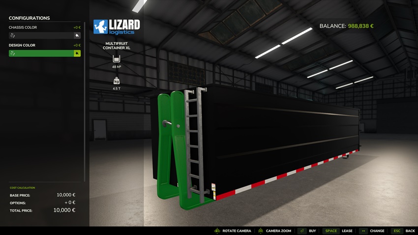 FS25 - Lizard Multifruit Container + Lizard MultiLift Pack