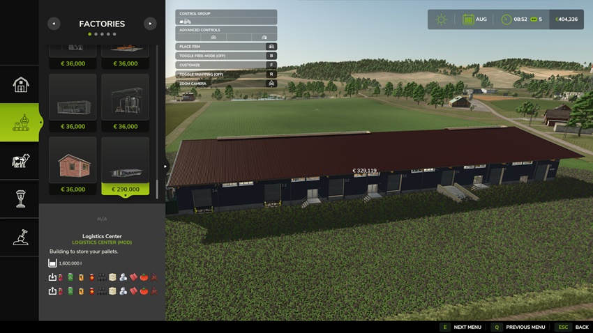 FS25 - Logistics Center