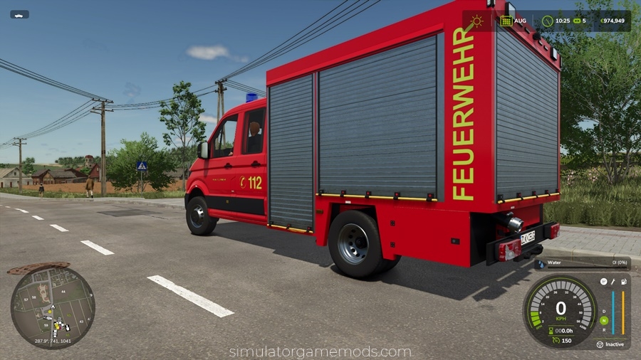 FS25 - MAN TGE TSF-W Truck & Stema Trius Firefighter Trailer