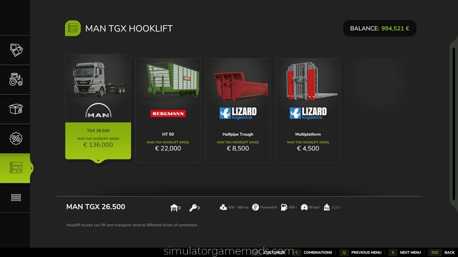 FS25 - MAN TGX 26.500 IT Runner