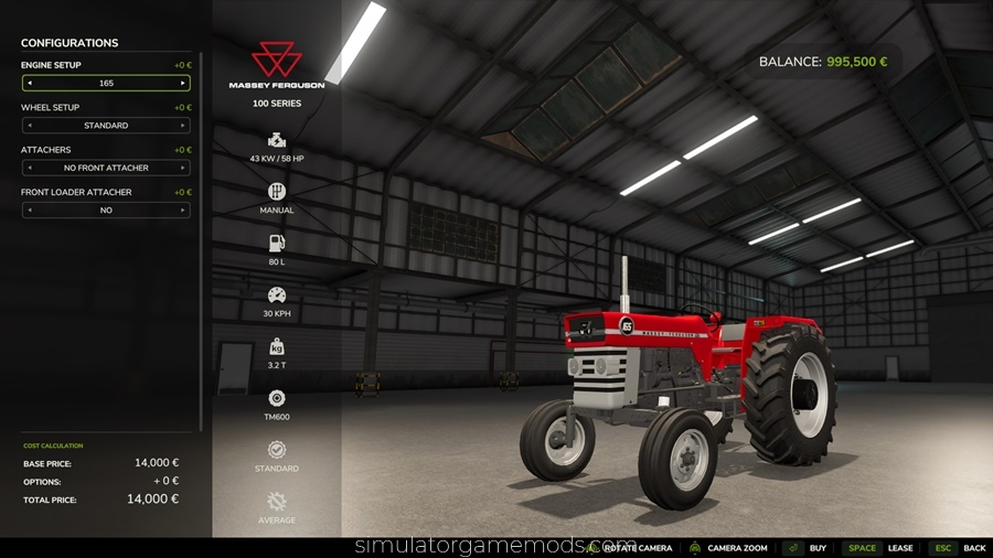 FS25 - Massey Ferguson 100