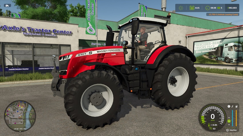 FS25 - Massey Ferguson 8700 S Series Tractor Mod