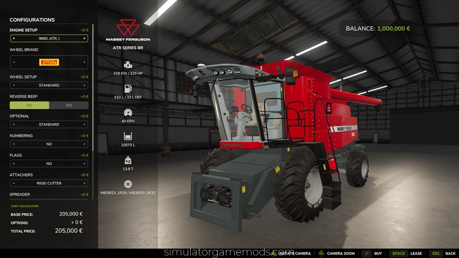 FS25 - Massey Ferguson ATR Series Harvester