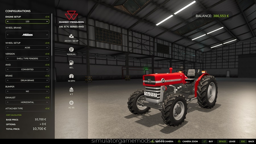 FS25 - Massey Ferguson Small Classic Tractor Pack
