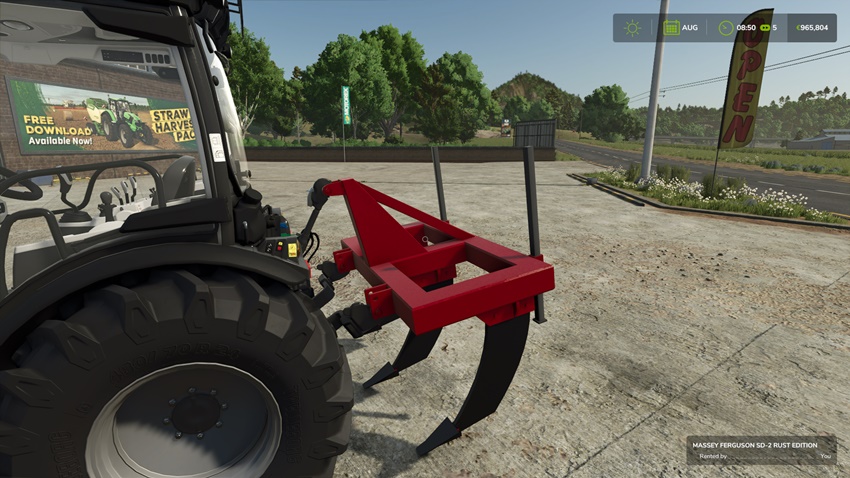 FS25 - Massey Ferguson SD-2 Rust Edition