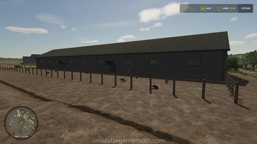 FS25 - Pig Barn Medium