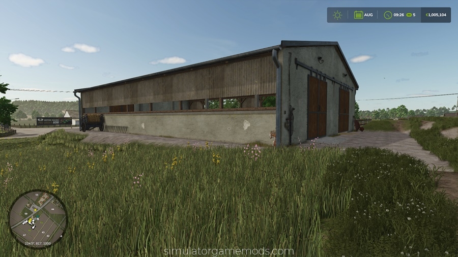 FS25 - Medium Pig Shed