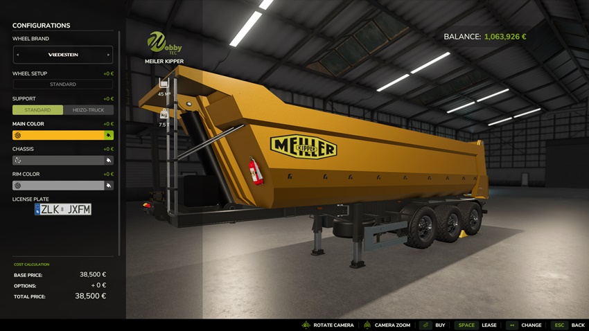 FS25 - Meiler Kipper Trailer