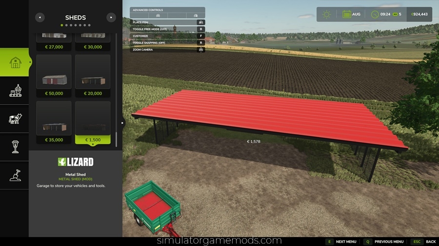 FS25 - Metal Shed