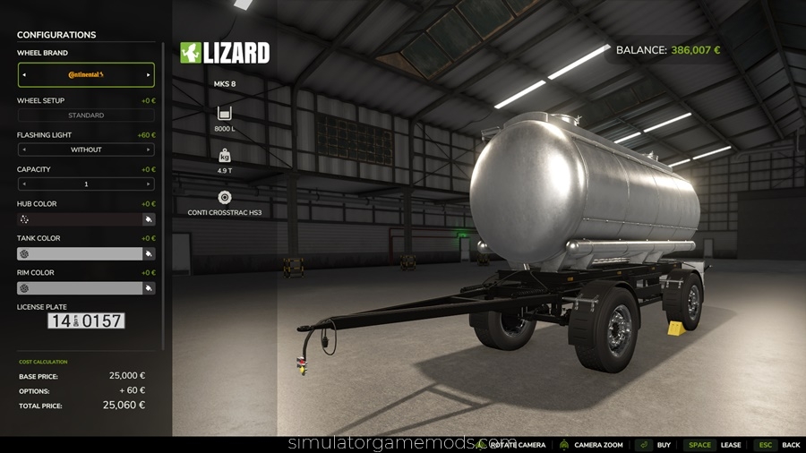 FS25 - MKS8 Water&Milk Tank Trailer