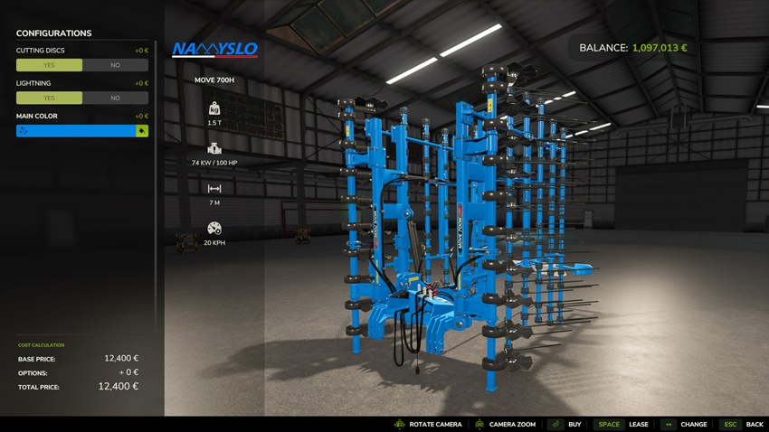 FS25 - Namyslo Move 700H Weeder