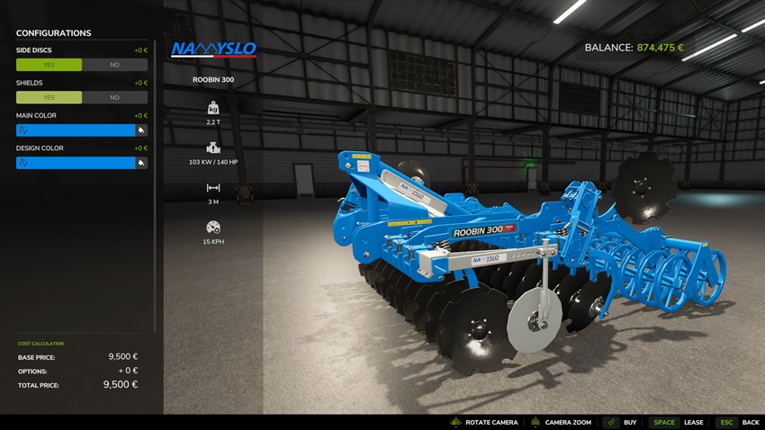 FS25 - Namyslo Roobin Disc Harrows Pack