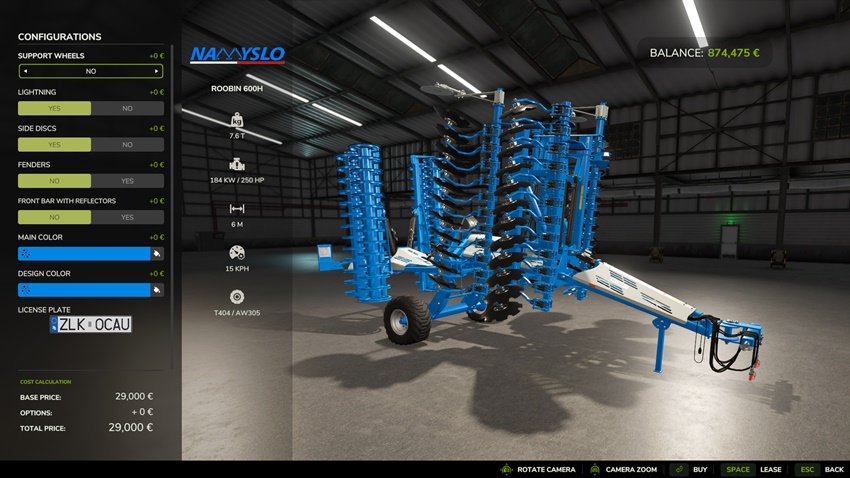 FS25 - Namyslo Roobin Disc Harrows Pack