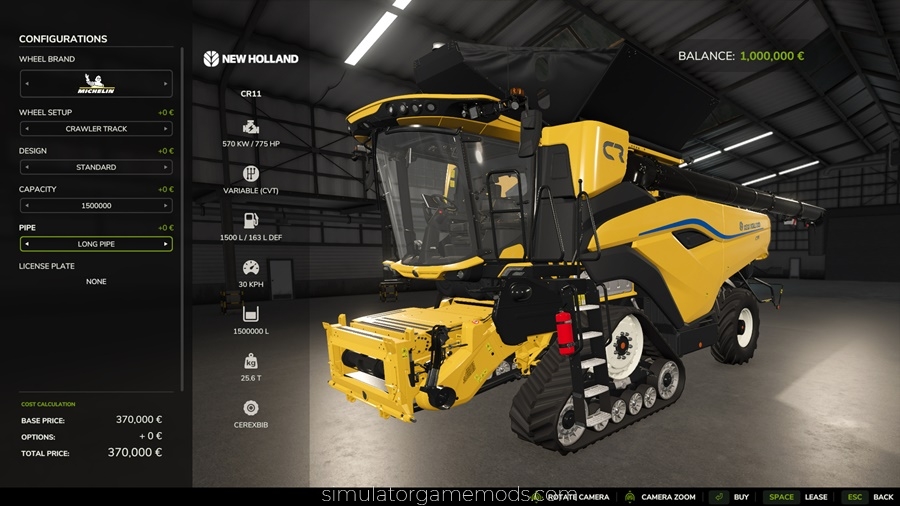 FS25 - New Holland CR11 Harvester