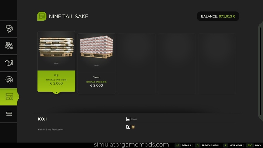 FS25 - Nine Tail Sake