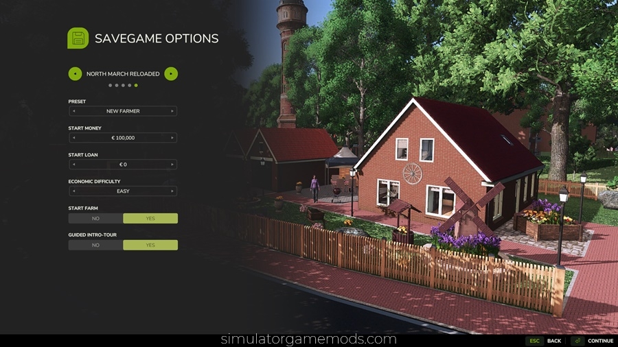 FS25 - North March Reloaded Map Loading Screen