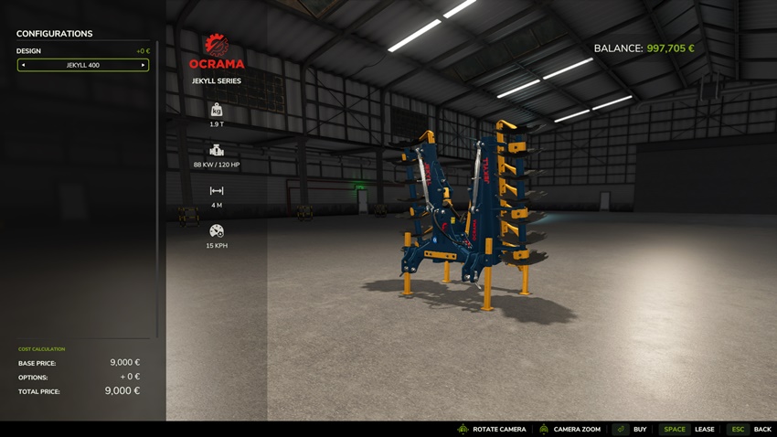 FS25 - Ocrama JH Series Cultivator Pack