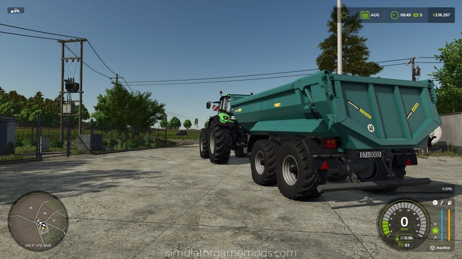 FS25 - Ohler OL HPM 300 Dump Trailer Mod