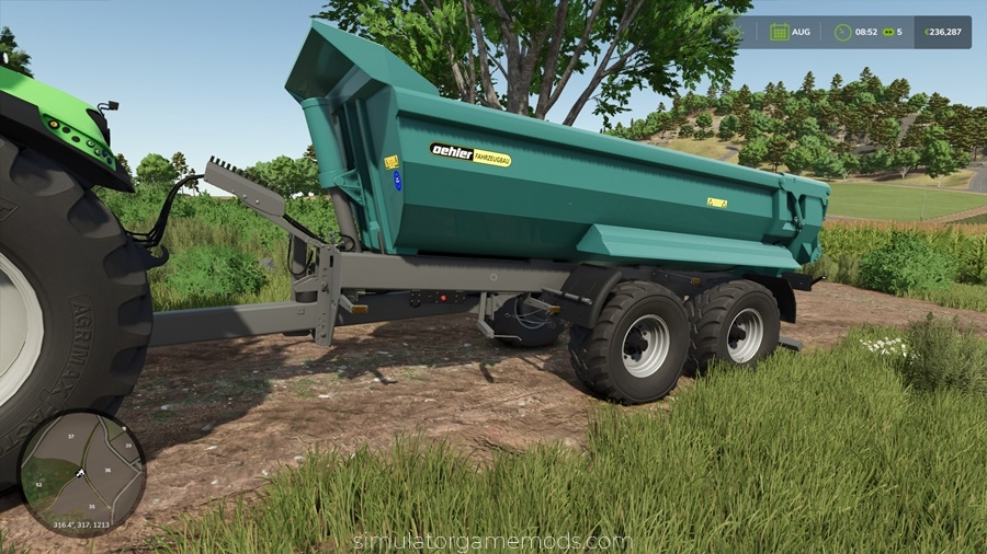 FS25 - Ohler OL HPM 300 Dump Trailer Mod