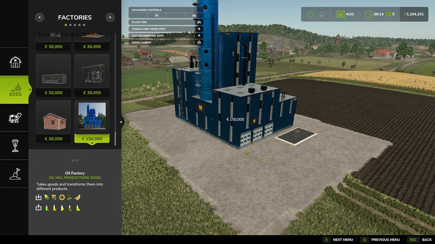 FS25 - Oil Production Factory