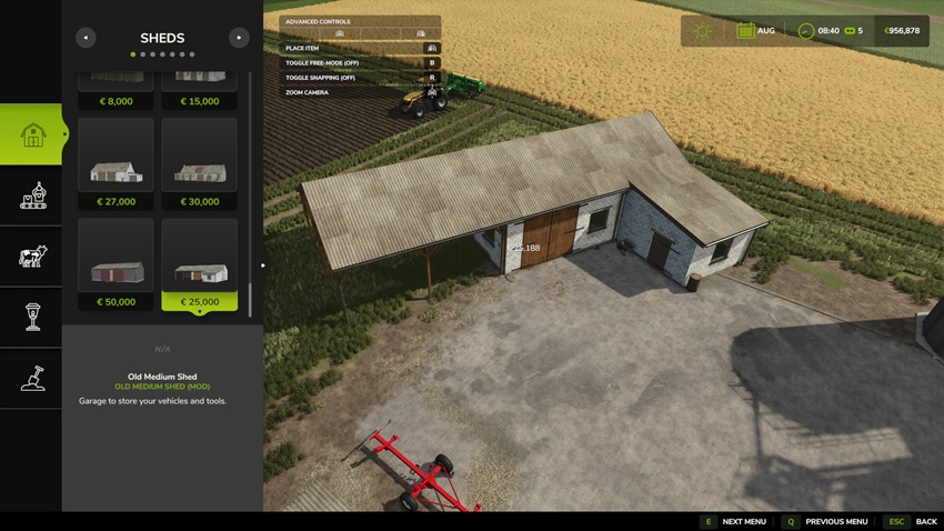 FS25 - Old Medium Shed