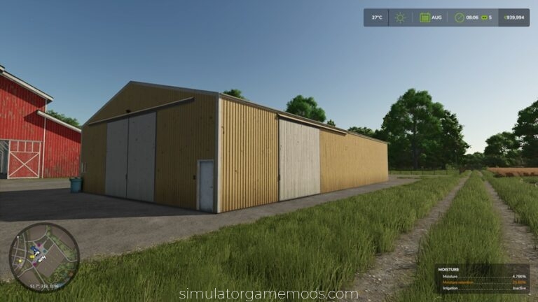 FS25 – Placeable Old US Shed V1.0