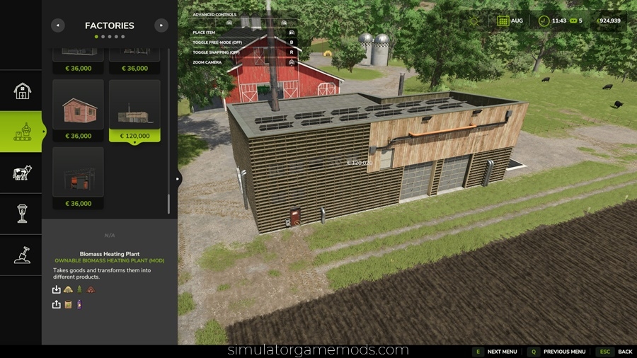 FS25 - Ownable Biomass Heating Plants