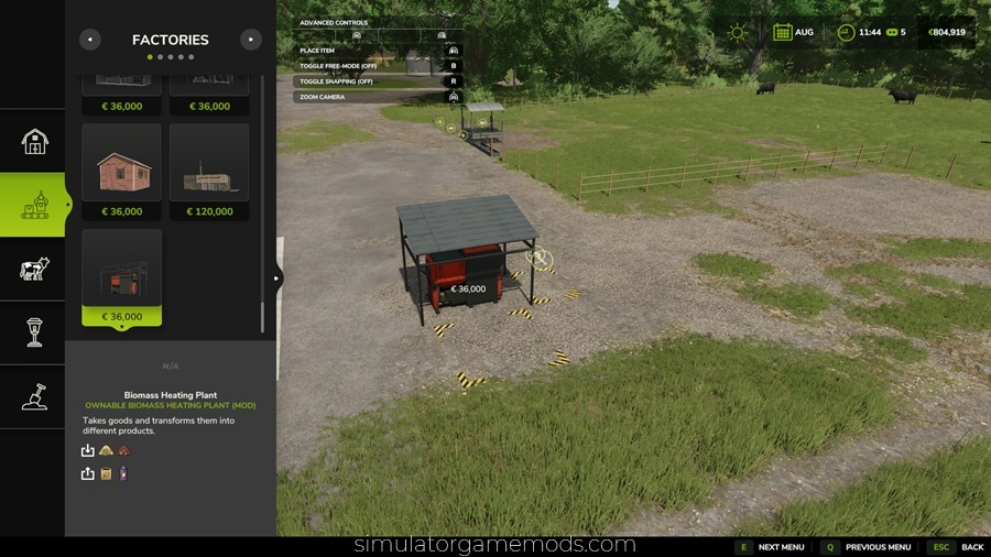 FS25 - Ownable Biomass Heating Plants