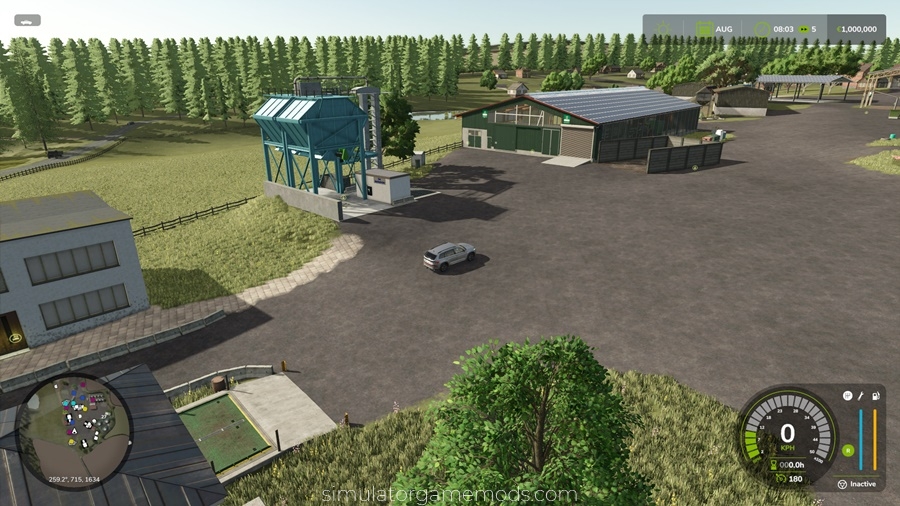 FS25 - Pacovsko Map Farm Area