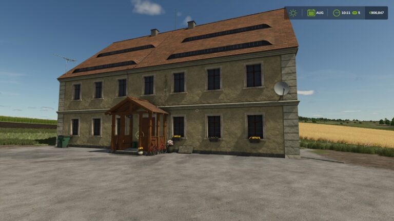 FS25 – Placeable Gabled Farmhouse V1.0