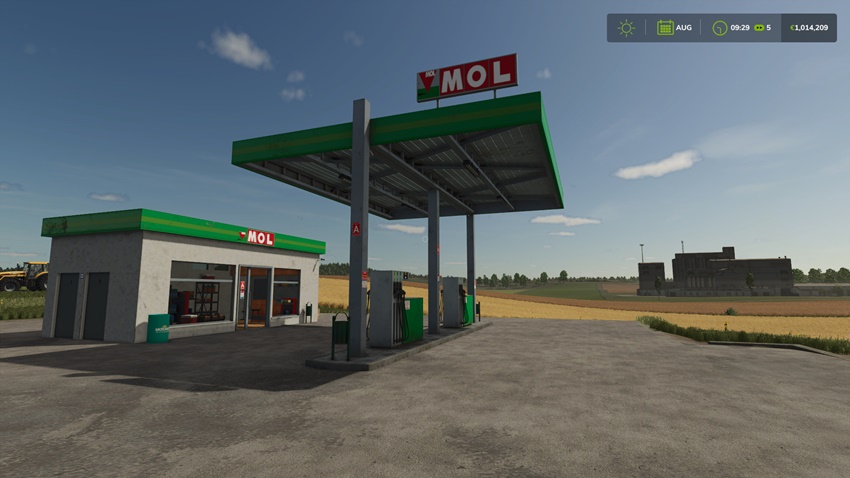 FS25 - Placeable Gas Station