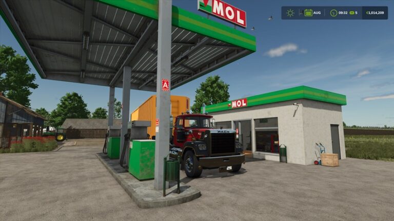 FS25 – Placeable Gas Station v1.0