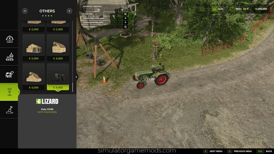 FS25 - Placeable Hatz H340 Tractor