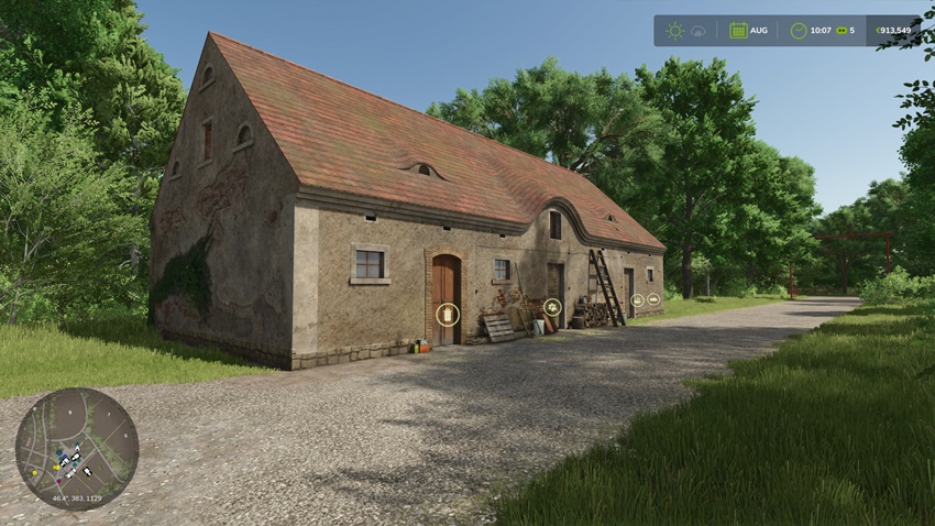 FS25 - Placeable Old German Barn