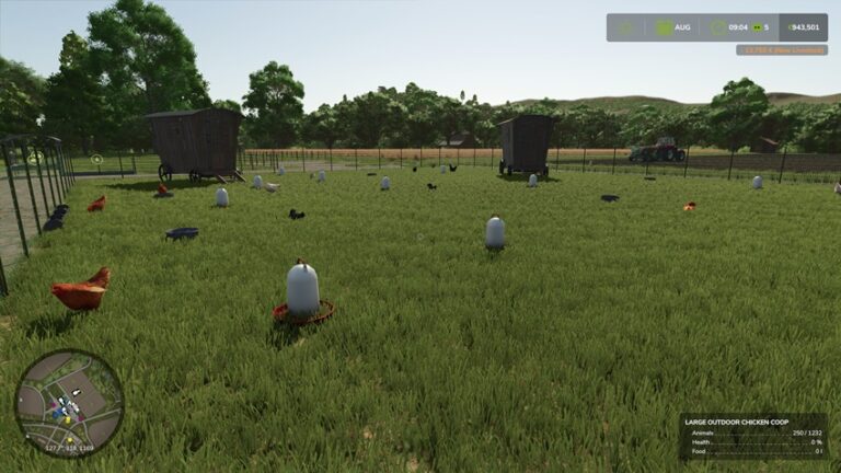 FS25 – Placeable Outdoor Chicken Coop V1.1