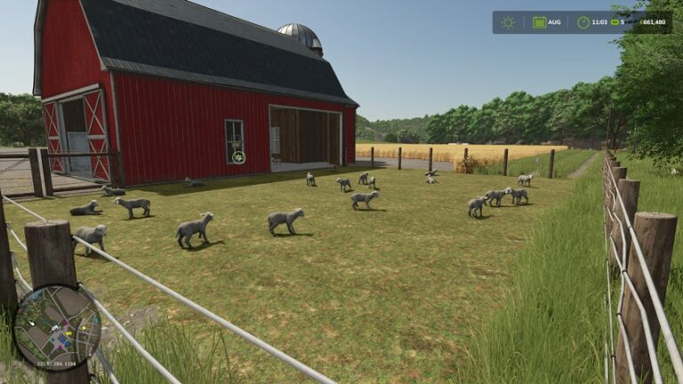 FS25 – Placeable Sheep Goat Barn V1.0