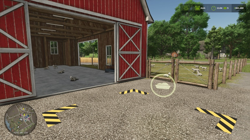 FS25 - Placeable Sheep Goat Barn