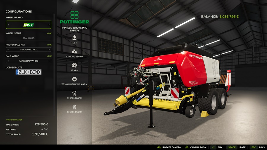 FS25 - Pottinger Impress 3190 VC PRO Speedy