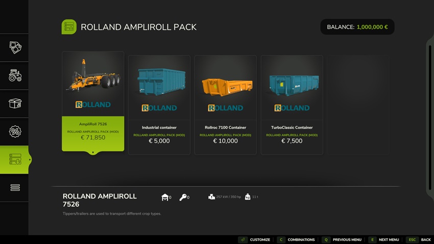 FS25 - Rolland Ampliroll Pack