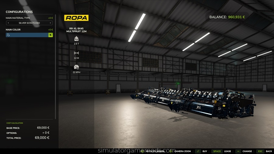 FS25 - Ropa Multifruit Custom