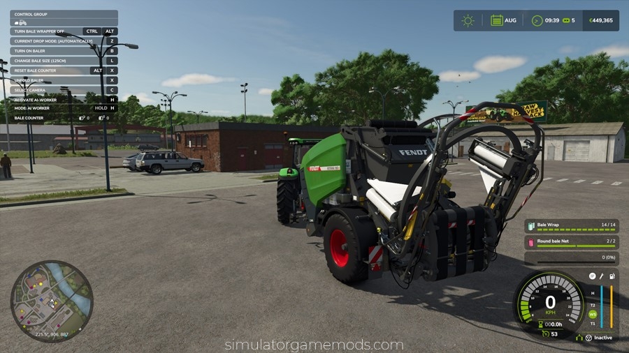 FS25 - Round Baler Extension